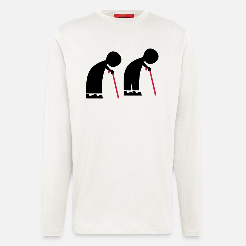 Menschen - Langarmshirt - made by SPREAD  - OFF WHITE