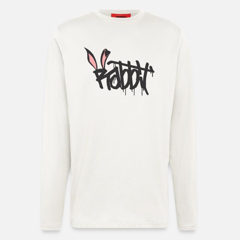rabbit - Longsleeve - made by SPREAD  - OFF WHITE