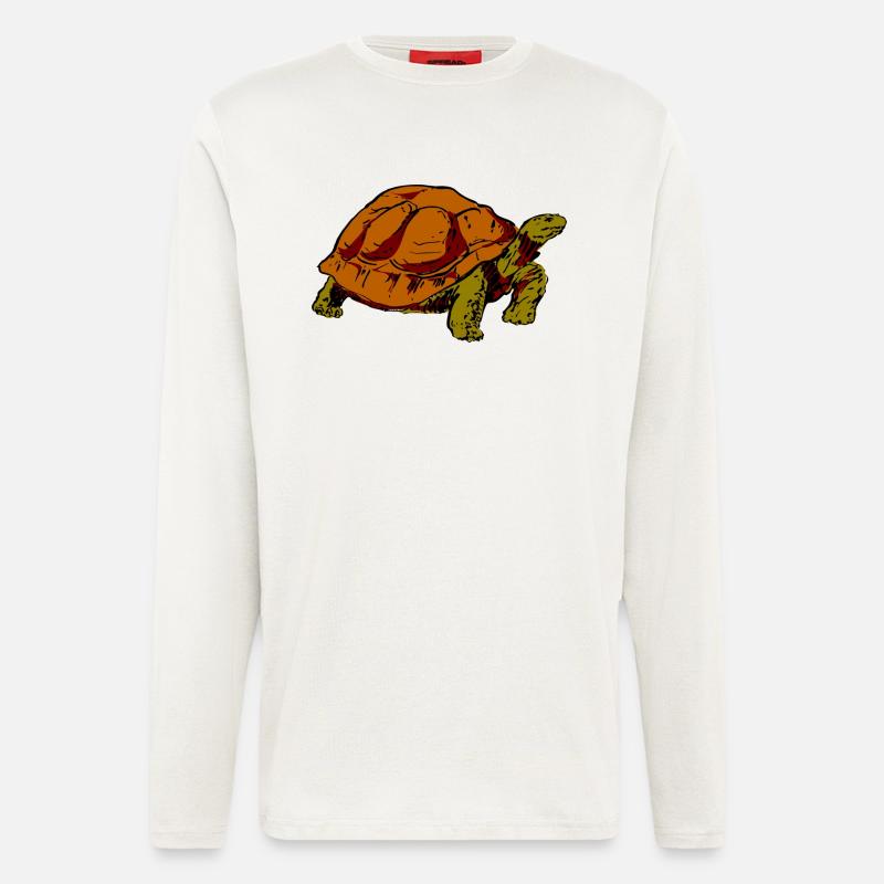 Schildkröte - Langarmshirt - made by SPREAD  - OFF WHITE