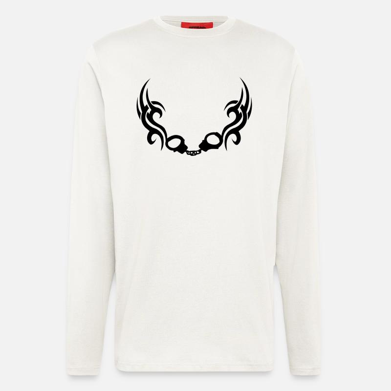 Handschellentrible - Langarmshirt - made by SPREAD  - OFF WHITE