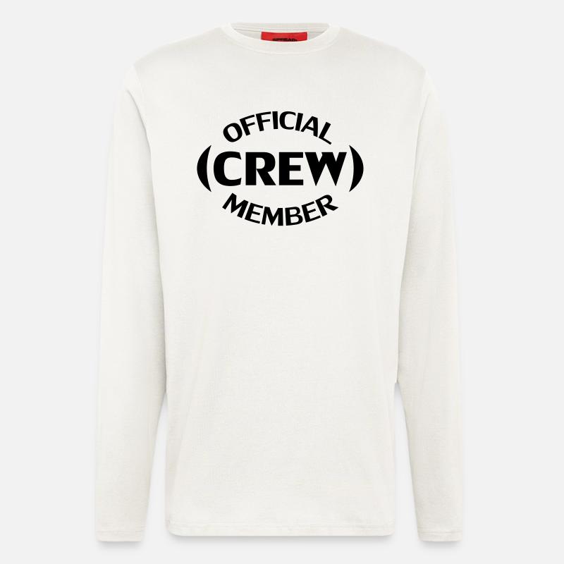 Crew Member - Langarmshirt - made by SPREAD  - OFF WHITE