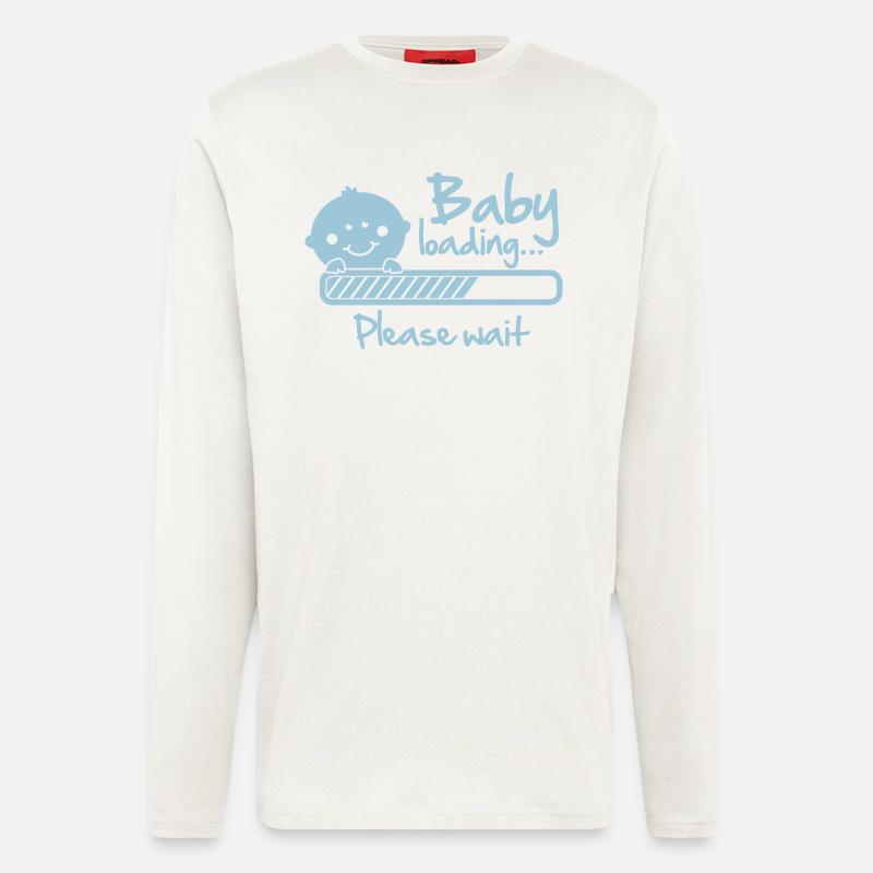 Baby loading - please wait - Longsleeve - made by SPREAD  - OFF WHITE
