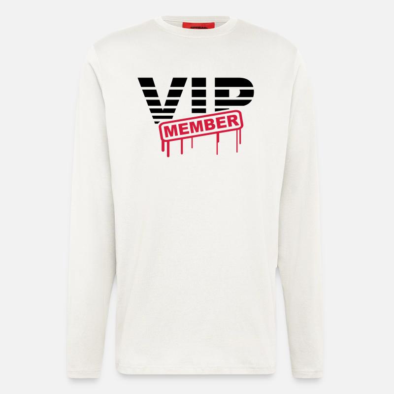 VIP Member - Langarmshirt - made by SPREAD  - OFF WHITE