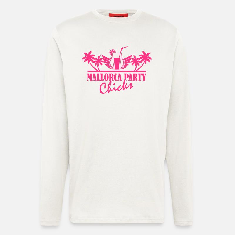mallorca_party_chicks_01 - Langarmshirt - made by SPREAD  - OFF WHITE