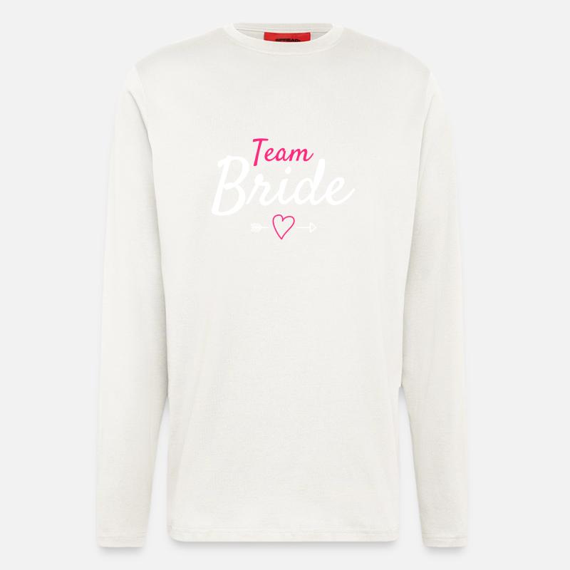 Team Braut - Langarmshirt - made by SPREAD - OFF WHITE