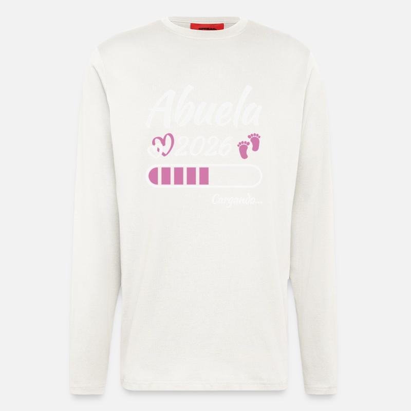 Grandma 2026 Loading Future Grandma - Longsleeve - made by SPREAD  - OFF WHITE