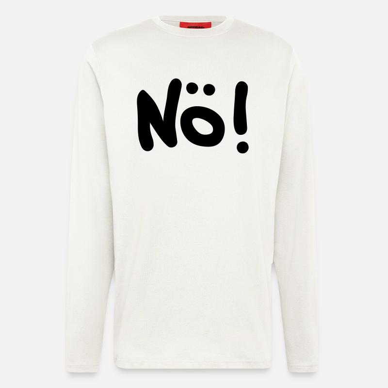 Nö! - Langarmshirt - made by SPREAD  - OFF WHITE