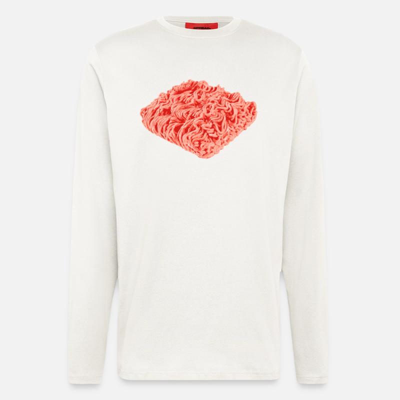 Hackfleisch - Longsleeve - made by SPREAD  - OFF WHITE