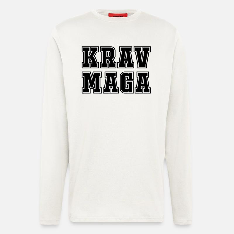 Krav Maga - Langarmshirt - made by SPREAD  - OFF WHITE