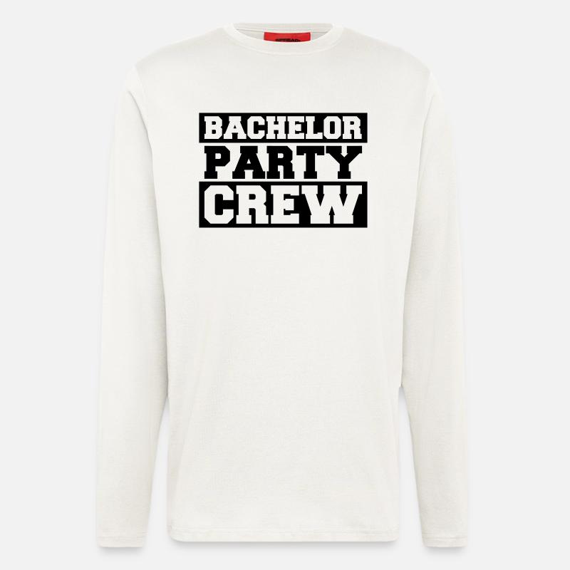 Bachelor Party Crew Design - Longsleeve - made by SPREAD  - OFF WHITE