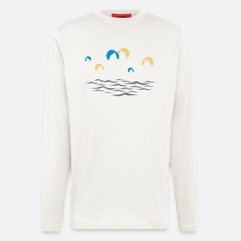 Kitesurfen - Langarmshirt - made by SPREAD  - OFF WHITE