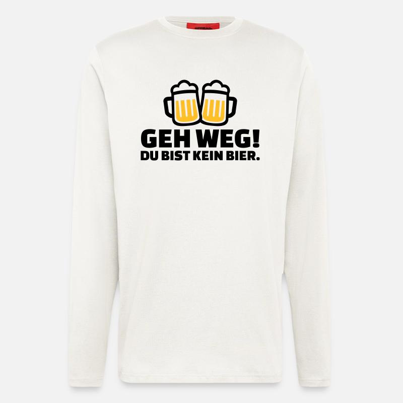 Bier - Langarmshirt - made by SPREAD  - OFF WHITE