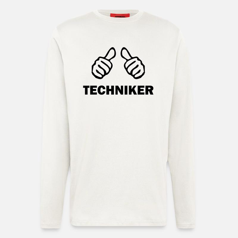 techniker - Langarmshirt - made by SPREAD  - OFF WHITE