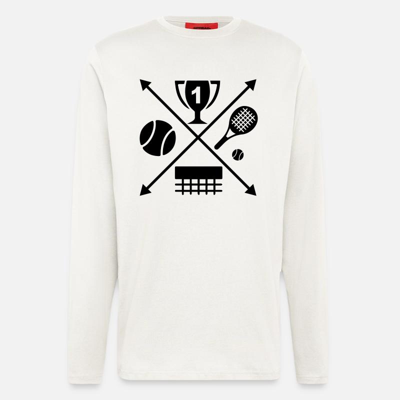 Tennis - Langarmshirt - made by SPREAD  - OFF WHITE