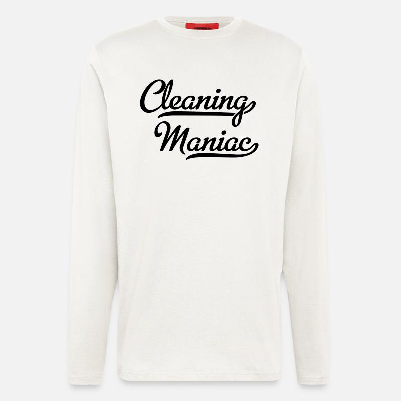 Cleaning devil - Longsleeve - made by SPREAD  - OFF WHITE