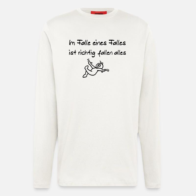 Im Falle eines Falles - Langarmshirt - made by SPREAD  - OFF WHITE