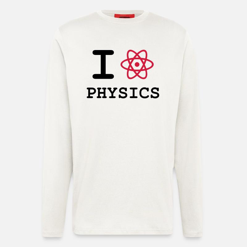 Ich liebe Physik! - Langarmshirt - made by SPREAD  - OFF WHITE