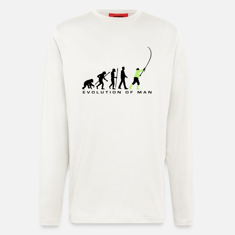 evolution_angler_042013_a_2c - Longsleeve - made by SPREAD  - OFF WHITE