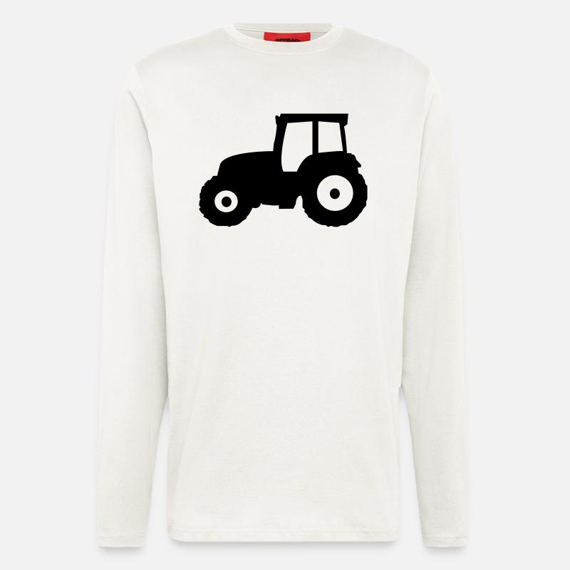 traktor - Langarmshirt - made by SPREAD  - OFF WHITE