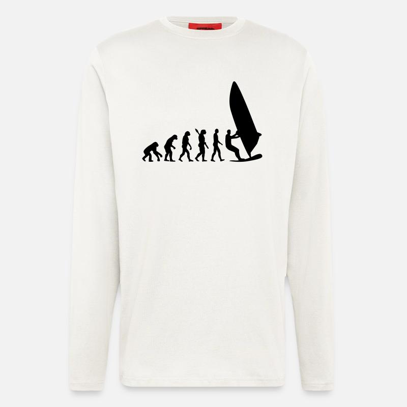 Evolution Windsurfen - Langarmshirt - made by SPREAD  - OFF WHITE