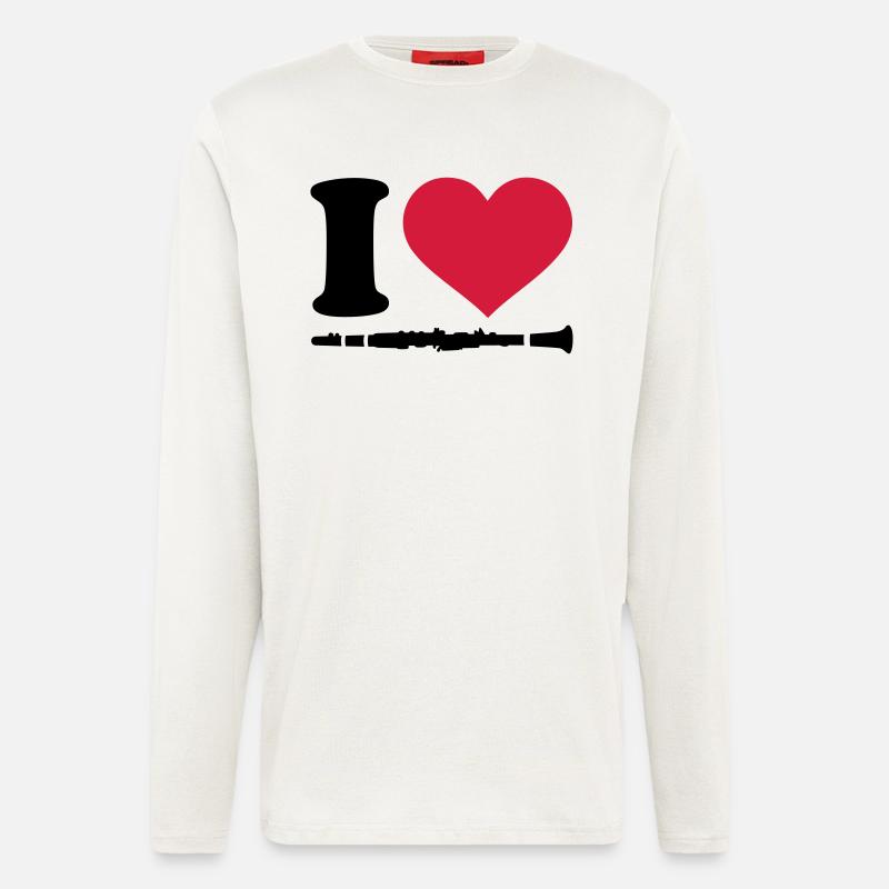 Klarinette - Langarmshirt - made by SPREAD  - OFF WHITE