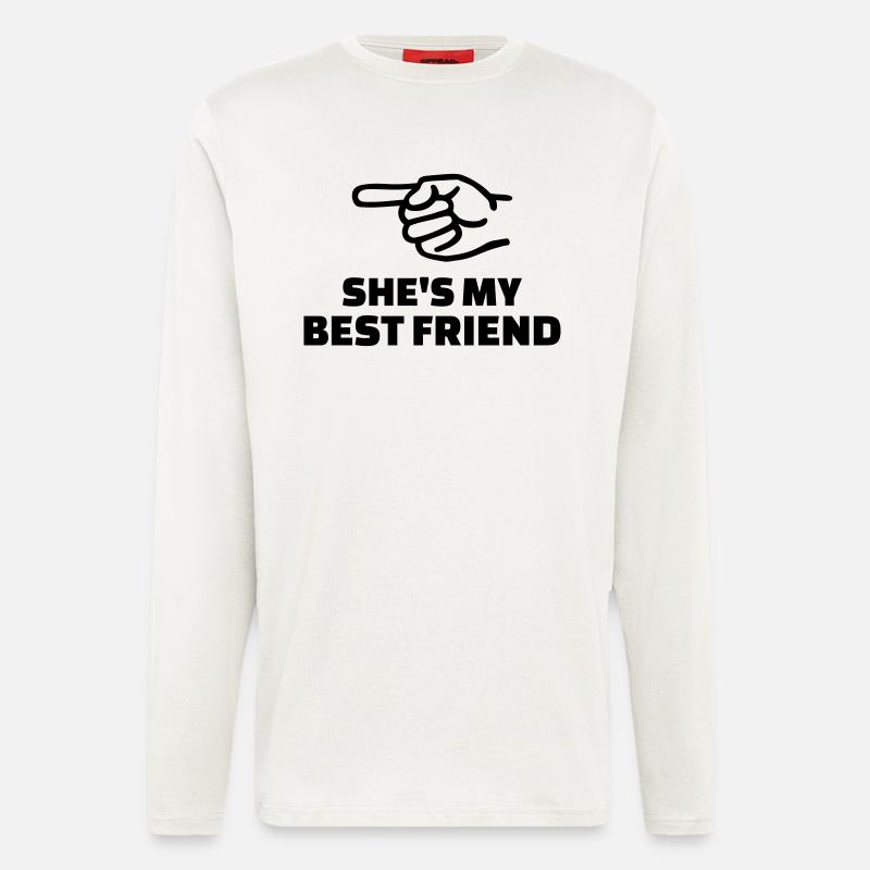 Freundin - Langarmshirt - made by SPREAD  - OFF WHITE