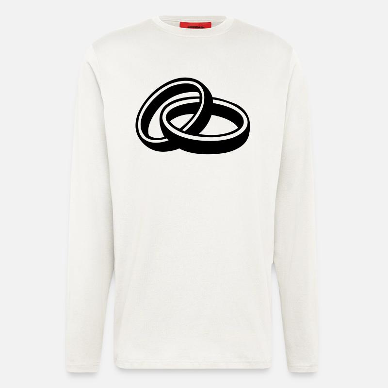 eheringe_01 - Langarmshirt - made by SPREAD  - OFF WHITE