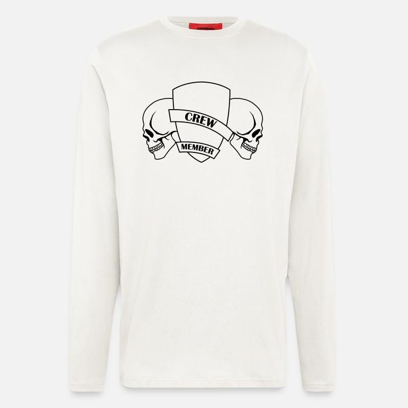 crew_member_001 - Longsleeve - made by SPREAD - OFF WHITE