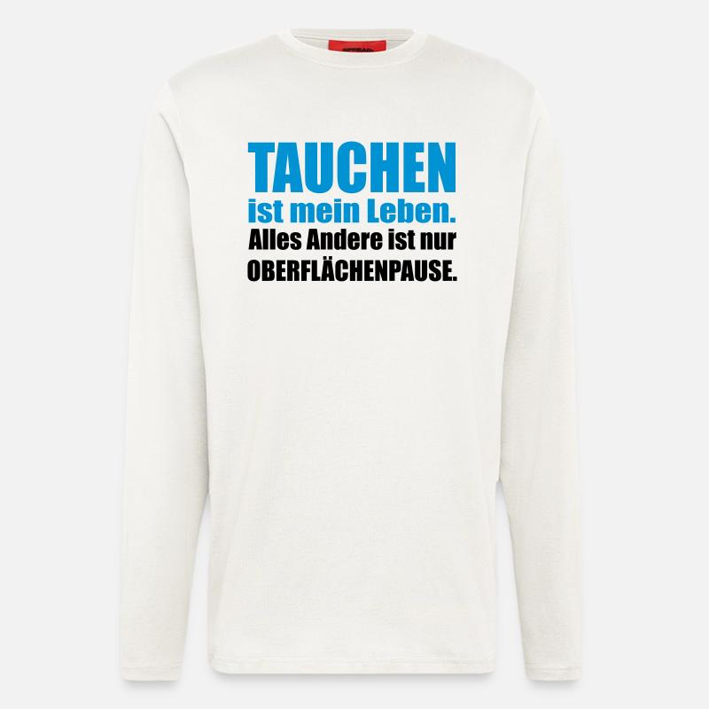 Tauchen - Langarmshirt - made by SPREAD  - OFF WHITE