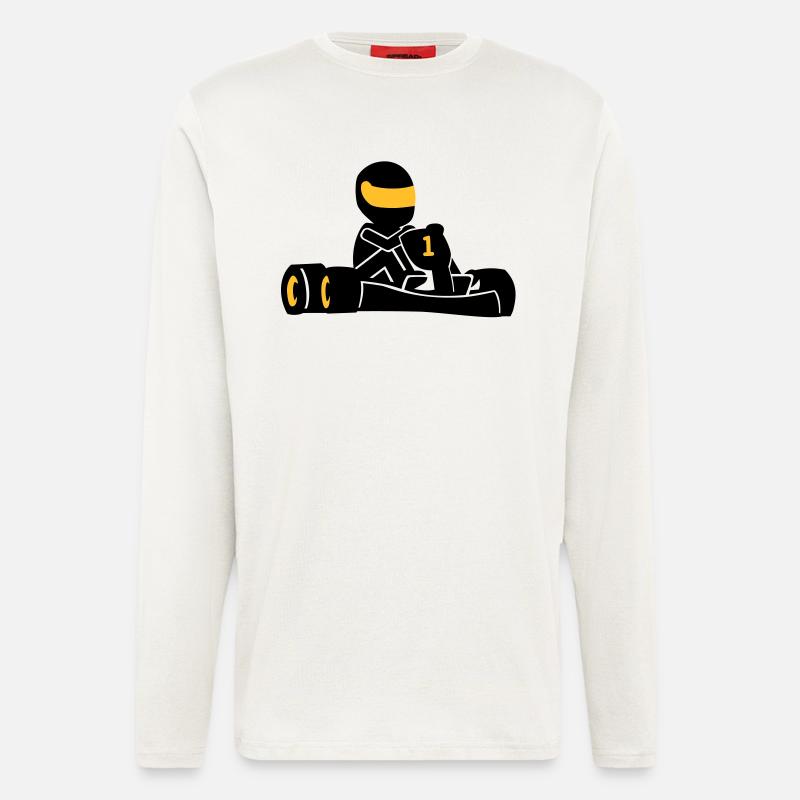 Kart racing - Longsleeve - made by SPREAD  - OFF WHITE