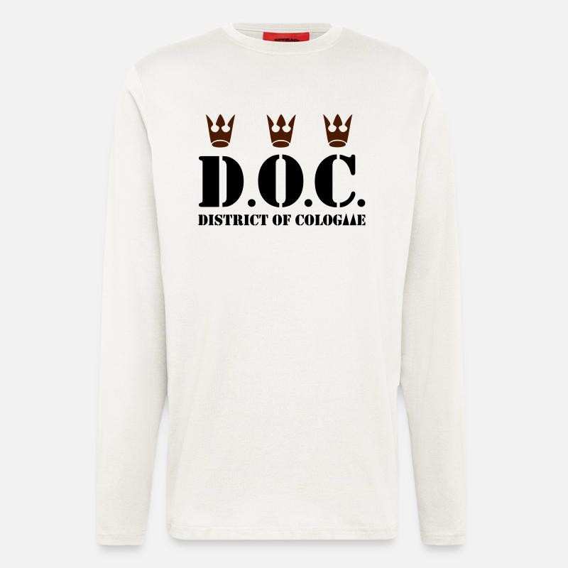D.O.C. - District of Cologne - Langarmshirt - made by SPREAD  - OFF WHITE