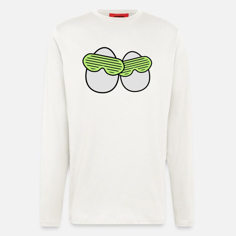 Funky Eggs - Longsleeve - made by SPREAD  - OFF WHITE