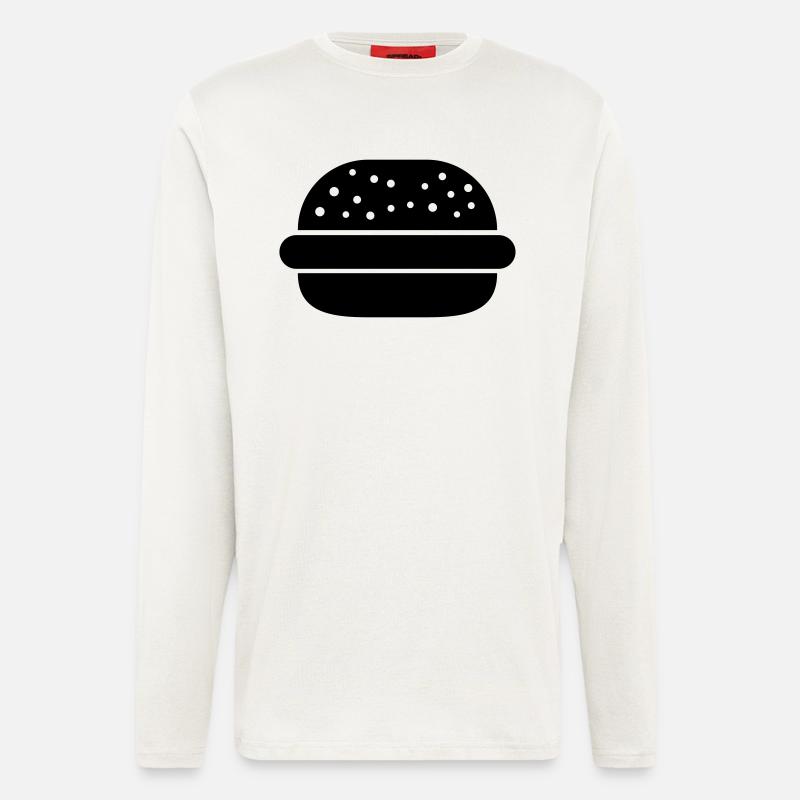 Hamburger - Langarmshirt - made by SPREAD  - OFF WHITE