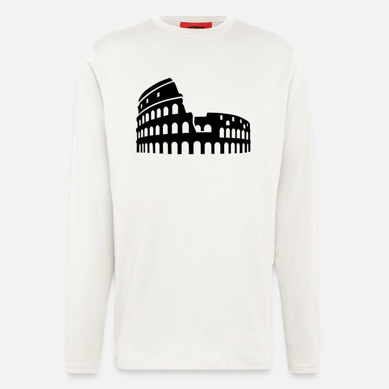 Kolosseum - Langarmshirt - made by SPREAD  - OFF WHITE