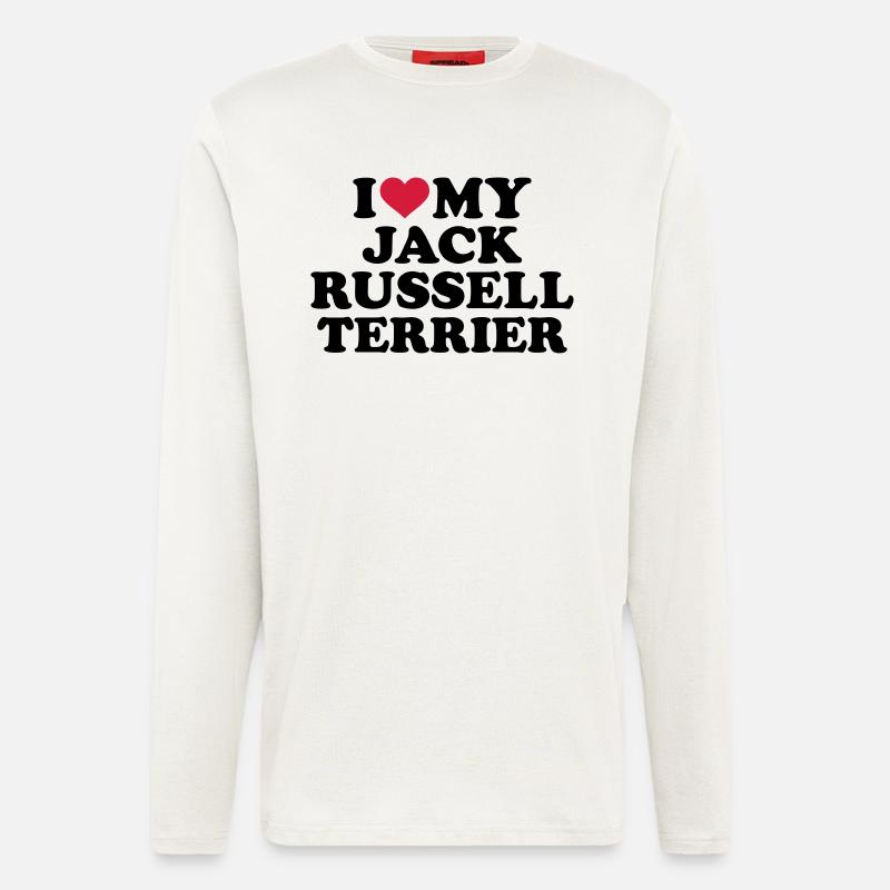 Jack Russell - Langarmshirt - made by SPREAD  - OFF WHITE