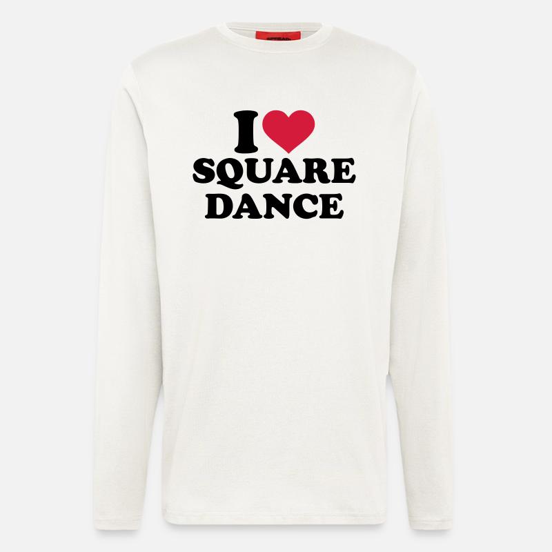Square dance - Langarmshirt - made by SPREAD  - OFF WHITE