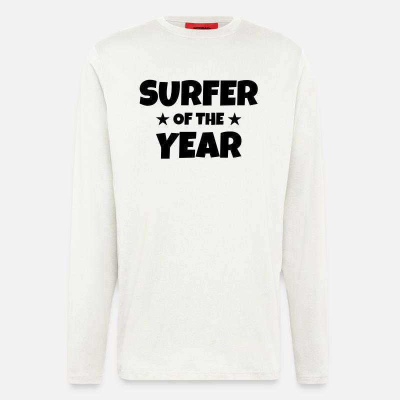 Surfen / Surfer / Surf / Surfing / Strand - Langarmshirt - made by SPREAD  - OFF WHITE