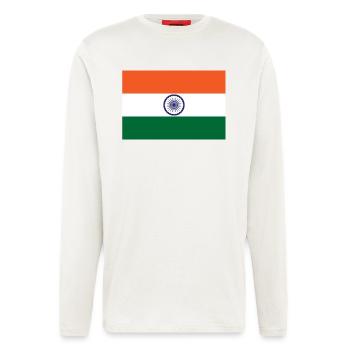 Inde - Manches longues bio décontracté fabriqué en UE - OFF WHITE - Devant