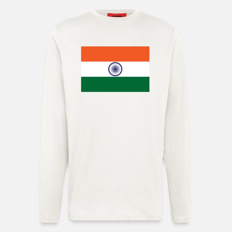 Indien - Langarmshirt - made by SPREAD  - OFF WHITE