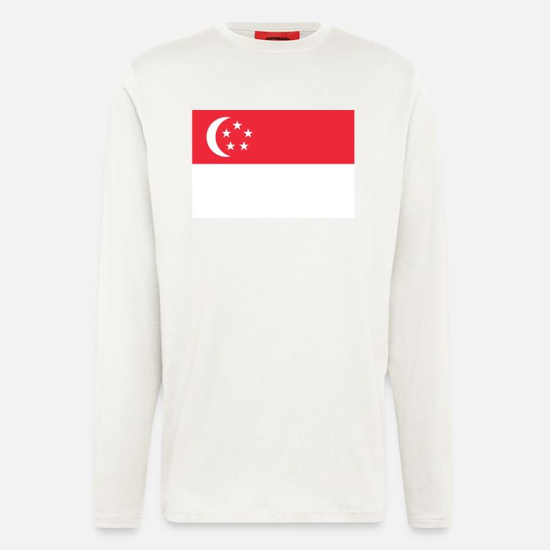 Singapur - Langarmshirt - made by SPREAD  - OFF WHITE
