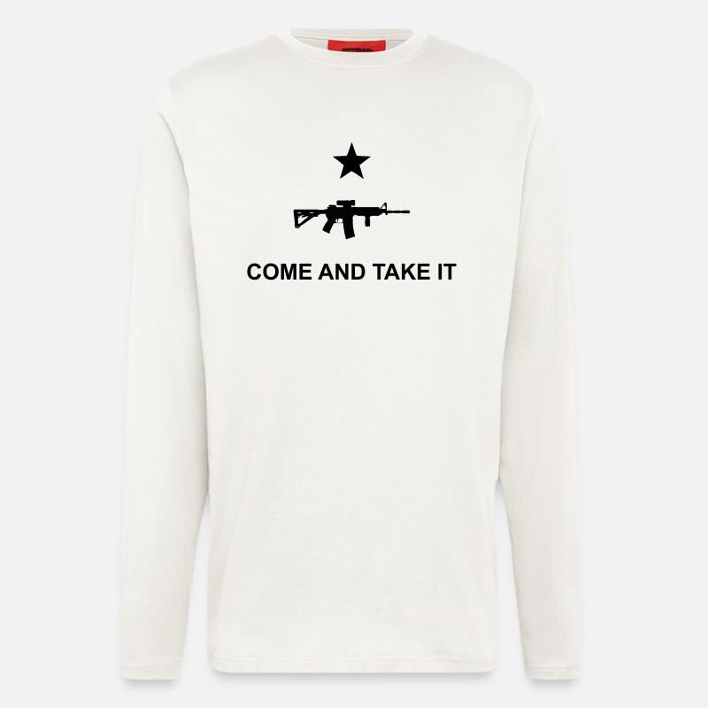 come and take it - Langarmshirt - made by SPREAD  - OFF WHITE