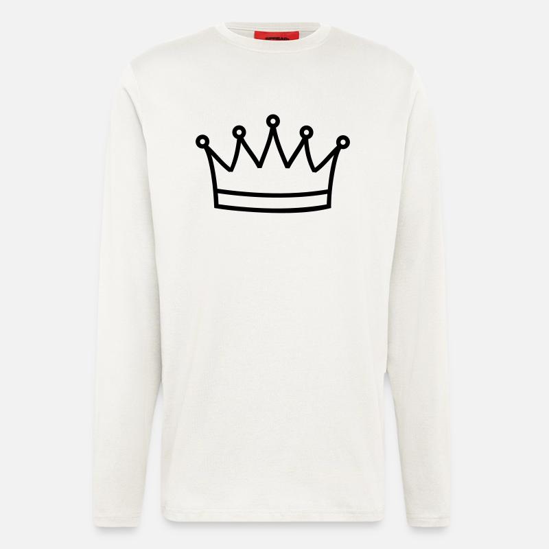 Krone - Langarmshirt - made by SPREAD  - OFF WHITE