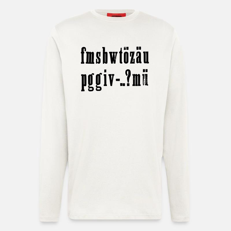 fmsbwtözäu - Longsleeve - made by SPREAD  - OFF WHITE