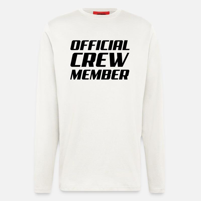 official_crew_member - Langarmshirt - made by SPREAD  - OFF WHITE