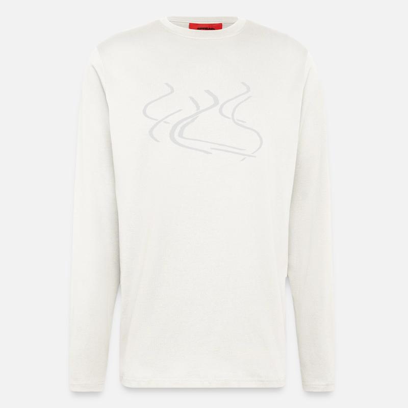 Skiing - Longsleeve - made by SPREAD  - OFF WHITE