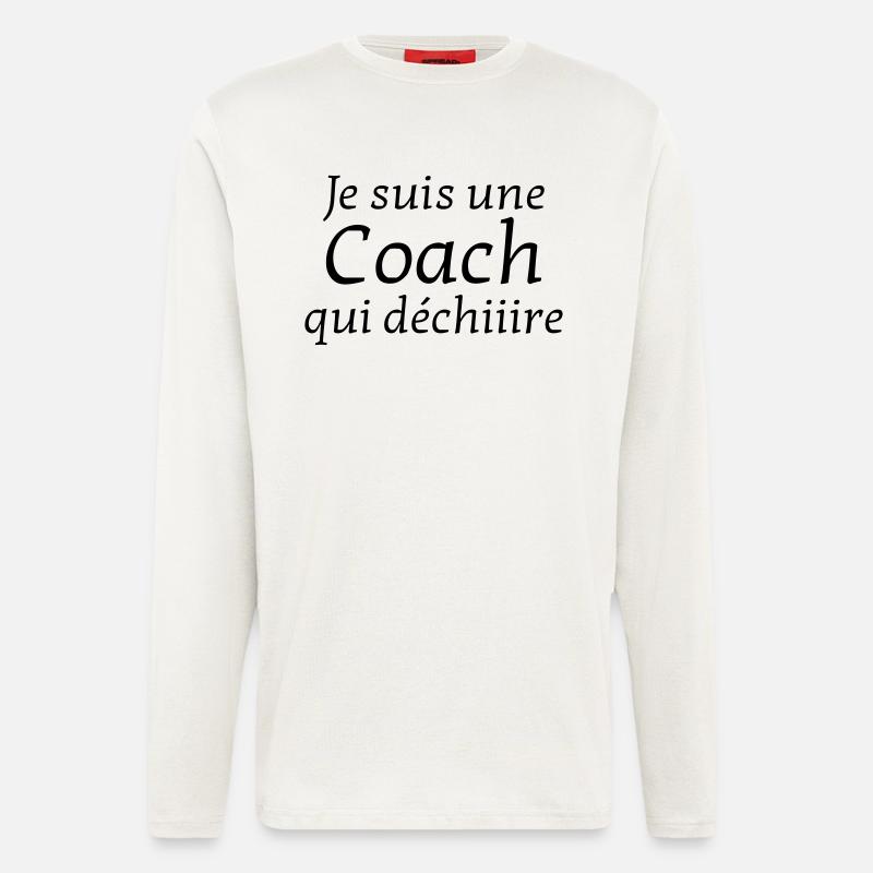 Coach / Coaching / Trainer / Sport - Langarmshirt - made by SPREAD  - OFF WHITE