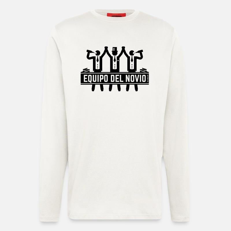 Groom's Team (Bachelor / Black) - Longsleeve - made by SPREAD  - OFF WHITE