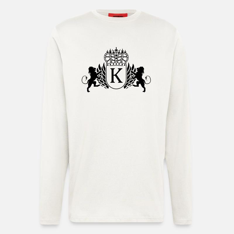 k_symbol__king - Langarmshirt - made by SPREAD - OFF WHITE