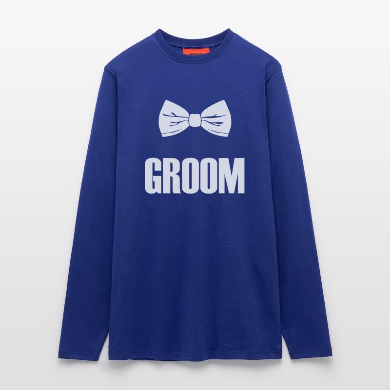 Bräutigam - Ehemann zu sein, Verlobungsparty Geschenk Langarmshirt - made by SPREAD 