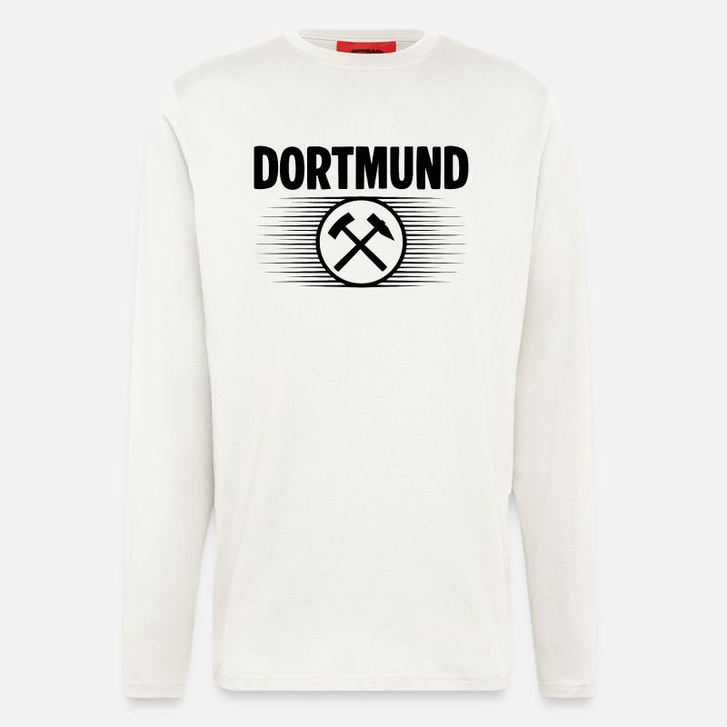 Dortmund Glueck auf - Langarmshirt - made by SPREAD  - OFF WHITE